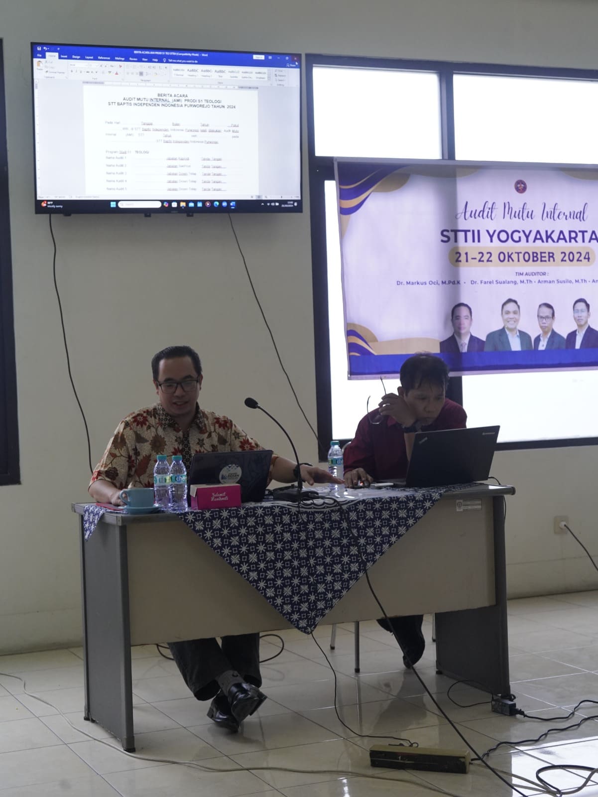 STTII Yogyakarta Perkuat Sistem Penjaminan Mutu Lewat Laporan AMI 2025